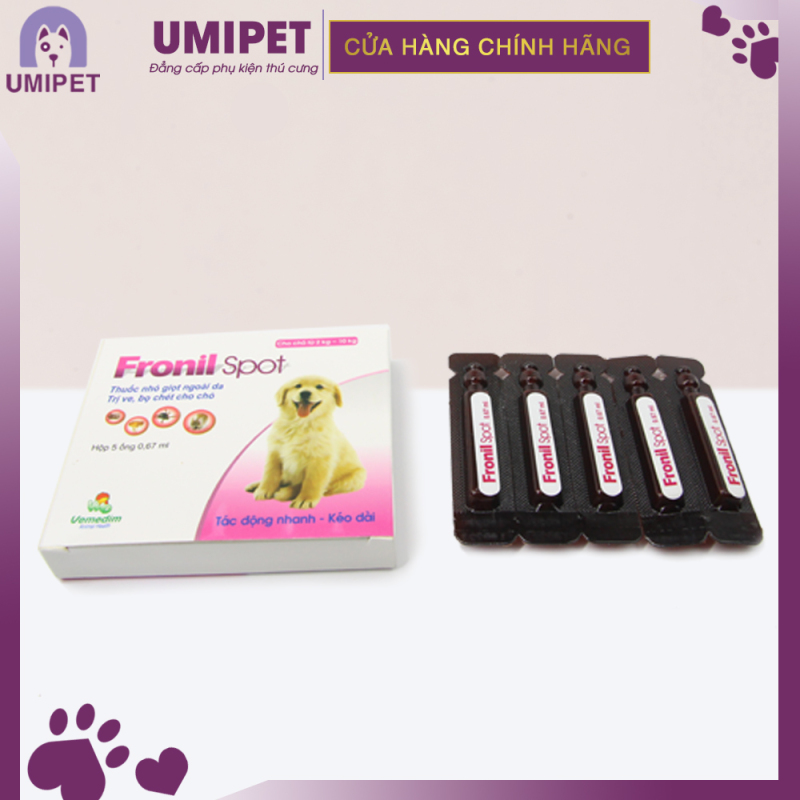 Trị ve nhỏ gáy chó mèo Fronil Spot
