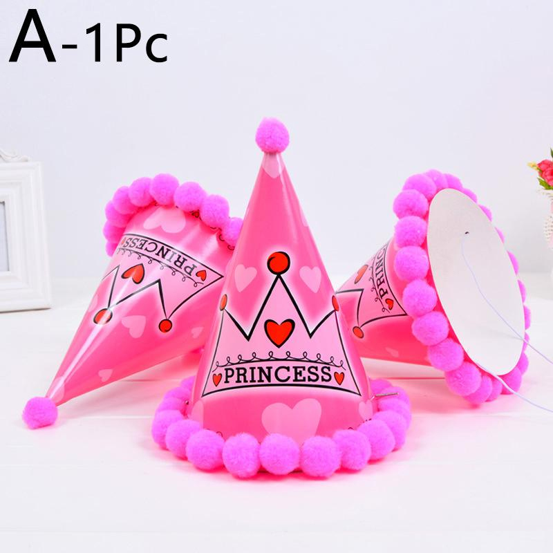 Mẫu mũ sinh nhật phong cách mới nhất nhũ viền bông