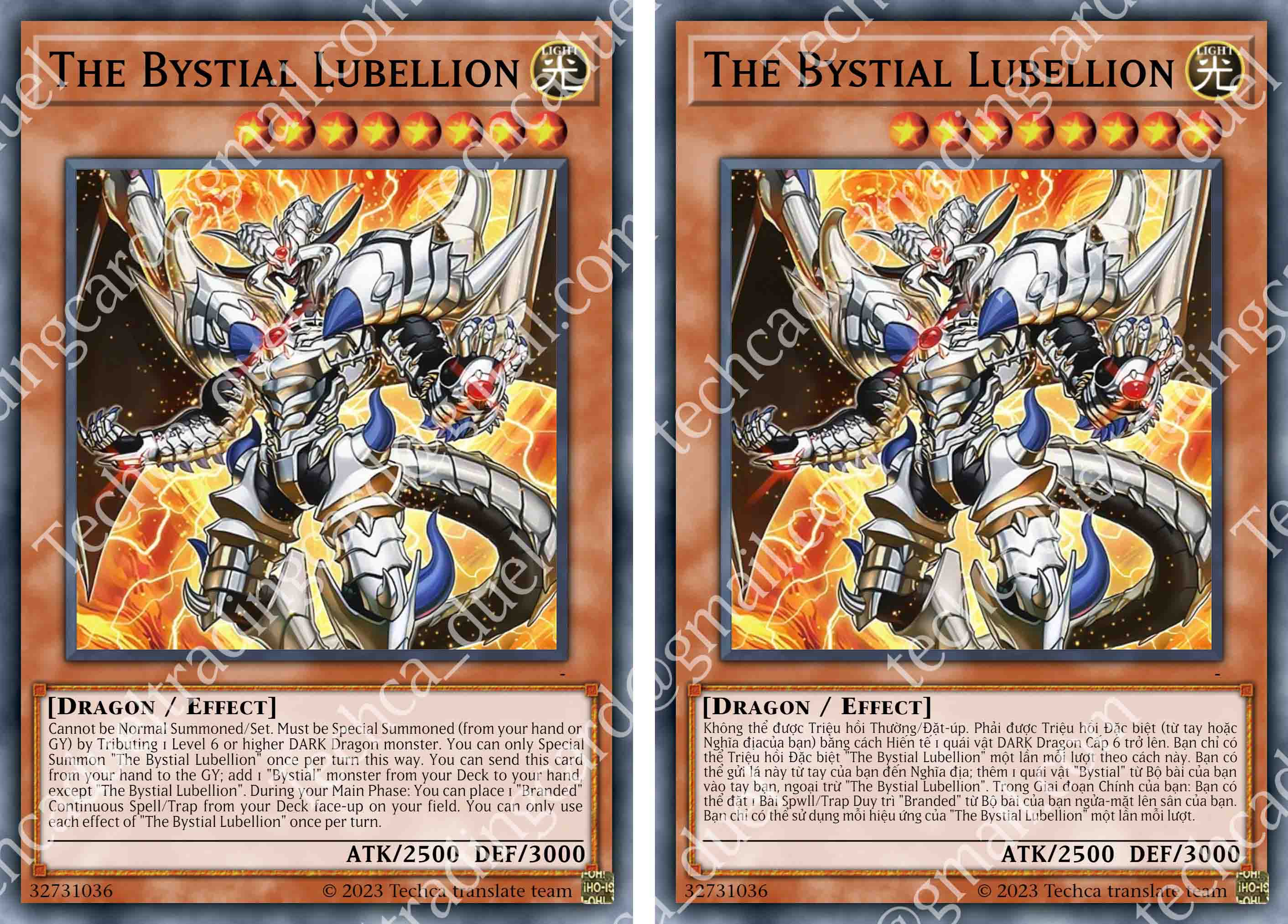 Bài In Tiếng Việt - Bộ bài Yugioh - Custom Deck - Branded Bystial