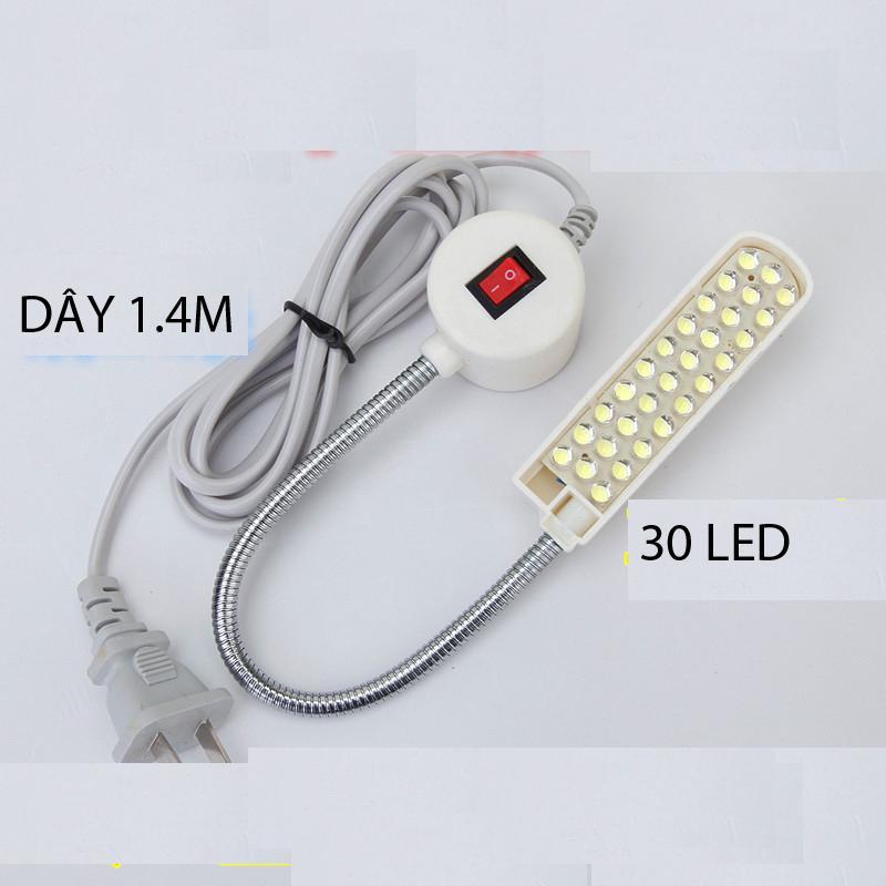 Đèn LED 30 Bóng Đế Nam Châm Cho Máy May, Thiết Kế Nhỏ Gọn Tiện Dụng, Có Đế Hit Nam Châm, Công Suất 2W Siêu Tiết Kiệm Điện