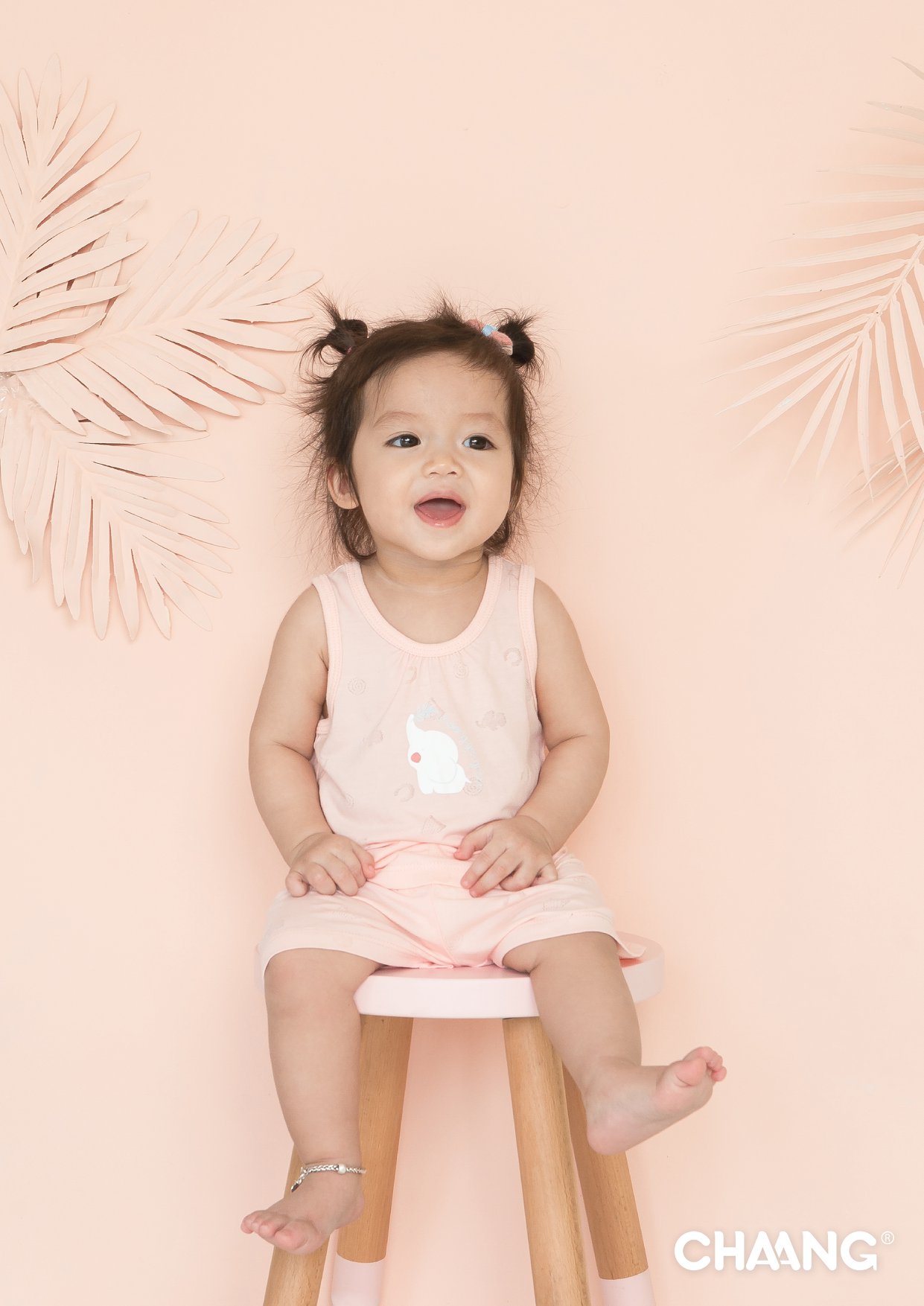 Bộ ba lỗ Chaang voi hồng
