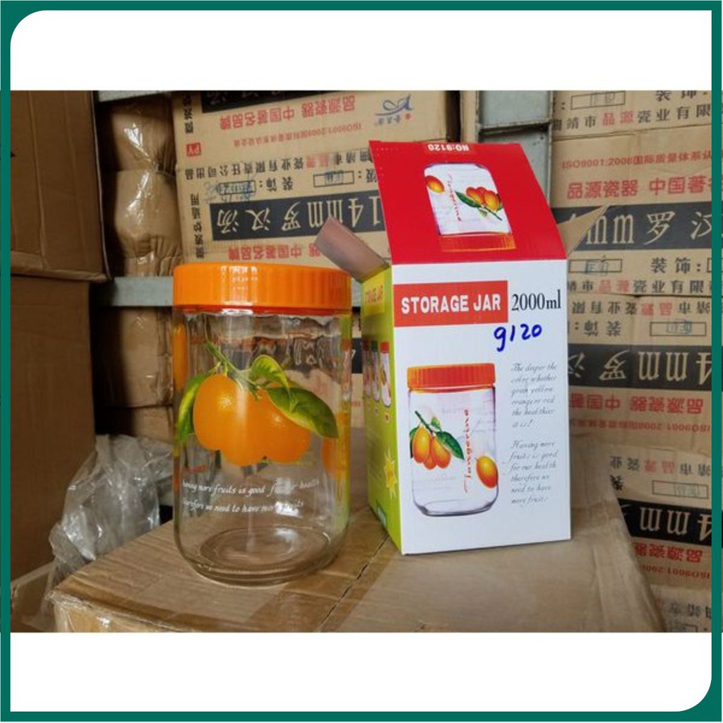 Hũ thủy tinh 2000ml - 9120
