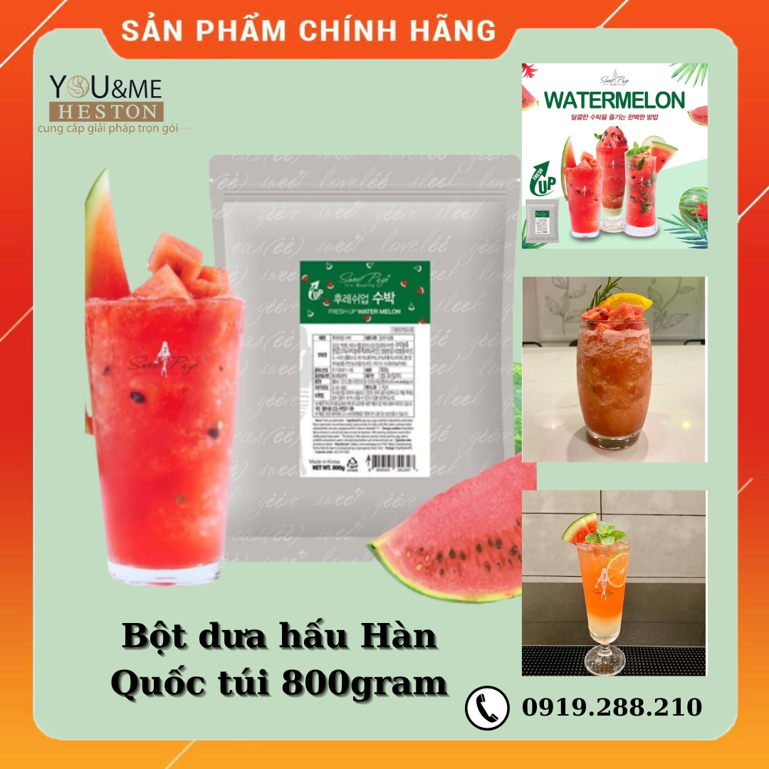 Bột vị dưa hấu Sweet Page Hàn Quốc (bột pha chế hương dưa hấu)