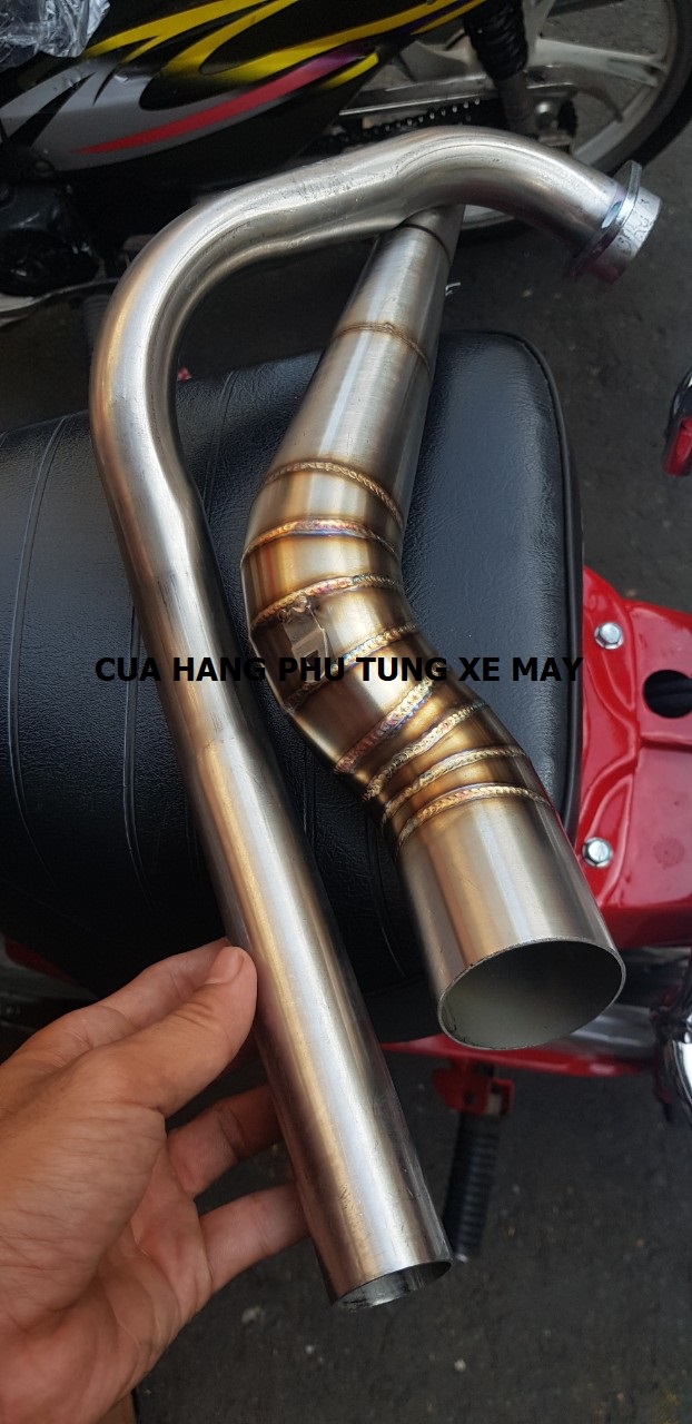 Cổ pô 2 khúc xe exciter 155 - gắn pô độ