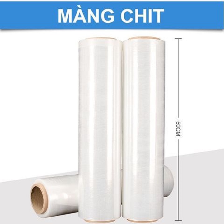 Màng PE quấn hàng (Dài 50cm, 3.2kg, Lõi 300gram)