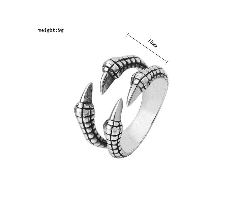 Nhẫn nam thần thú titanium cá tính, mạnh mẽ nhiều lựa chọn