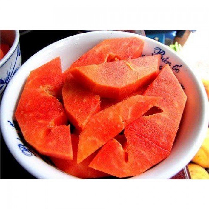 [Giao nội thành HCM] Đu đủ ruột đỏ giống Đài Loan - 1Kg