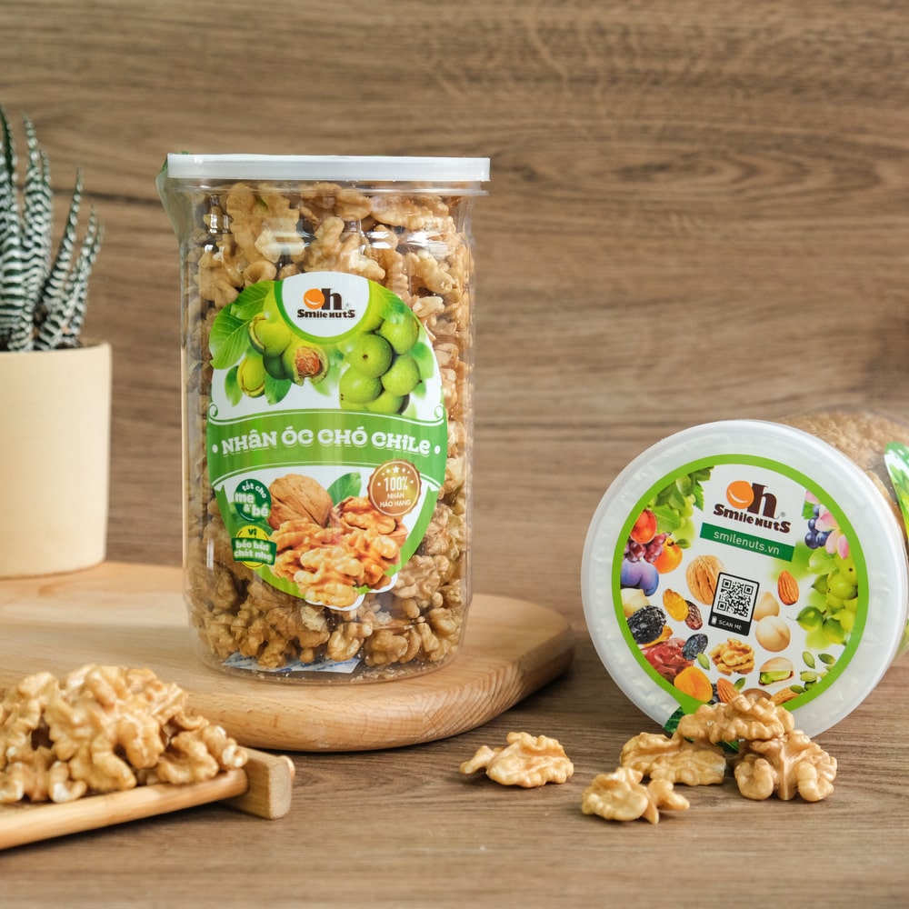 Nhân Óc Chó Chile Smile Nuts hộp 350g