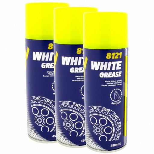 DẦU NHỚT -  MỞ BÒ TRẮNG CỦA ĐỨC  MANNOL 8121 WHITE GREASE ( 450ML )