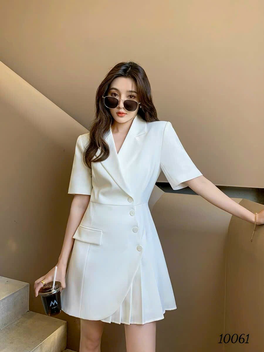 ĐẦM VEST 3 MÀU PHONG CÁCH HÀN QUỐC