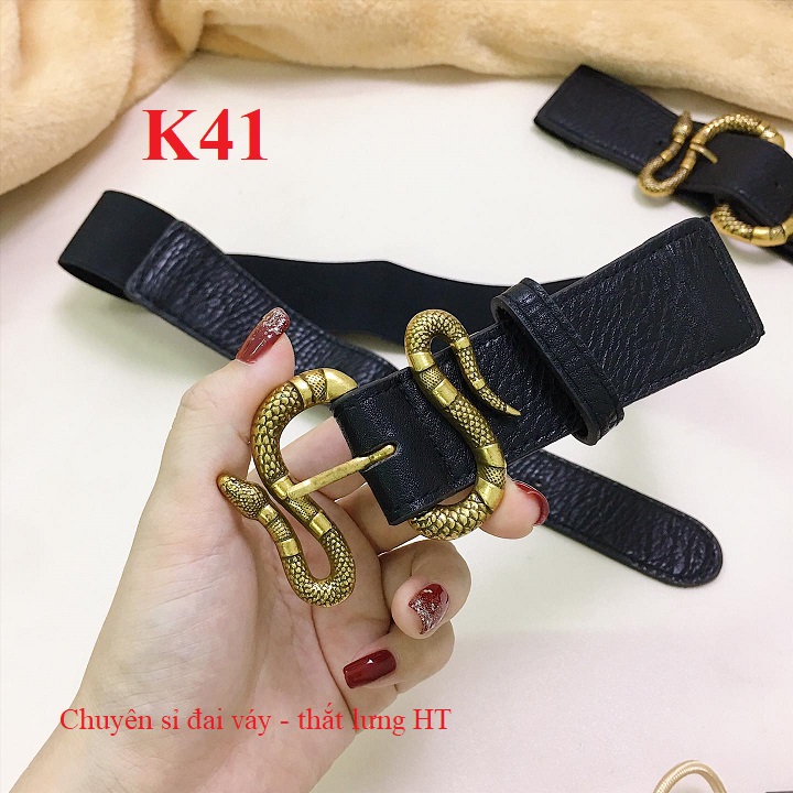 Đai váy belt RẮN LƯỢN 3cm K41