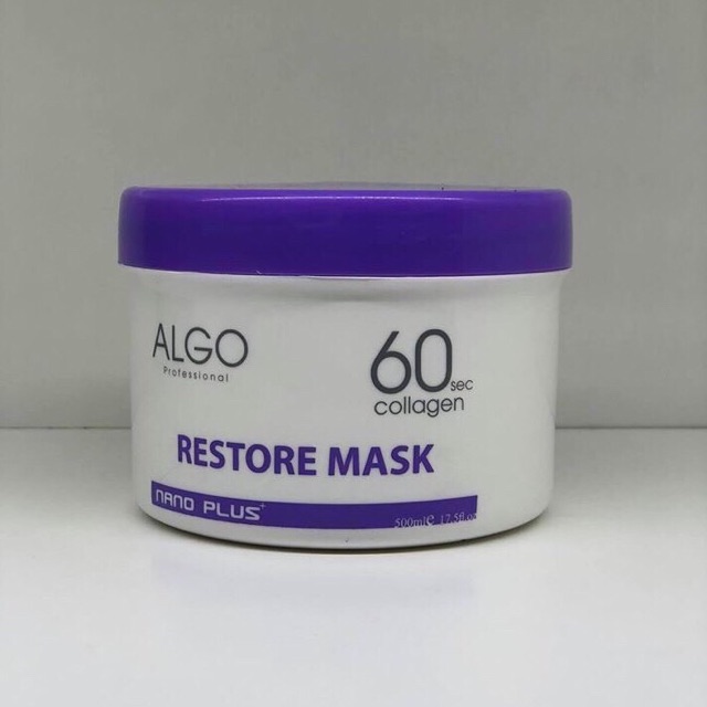 Mặt nạ dưỡng tóc Collagen 60s Algo Nano Plus 500ml ( Italia )
