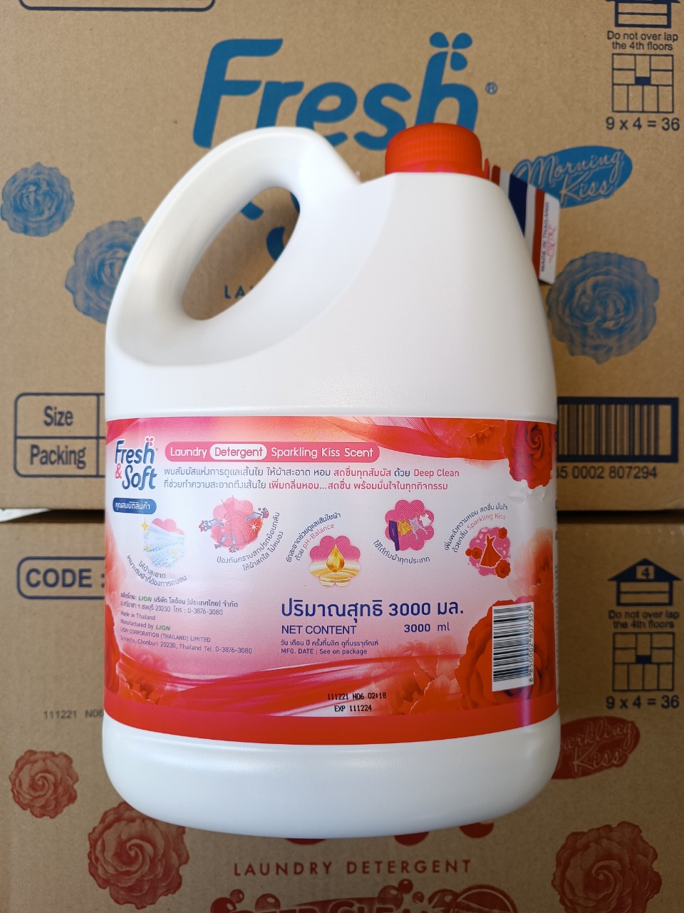 Nước giặt Fresh Soft 3.5L (hàng nhập khẩu chính hãng )