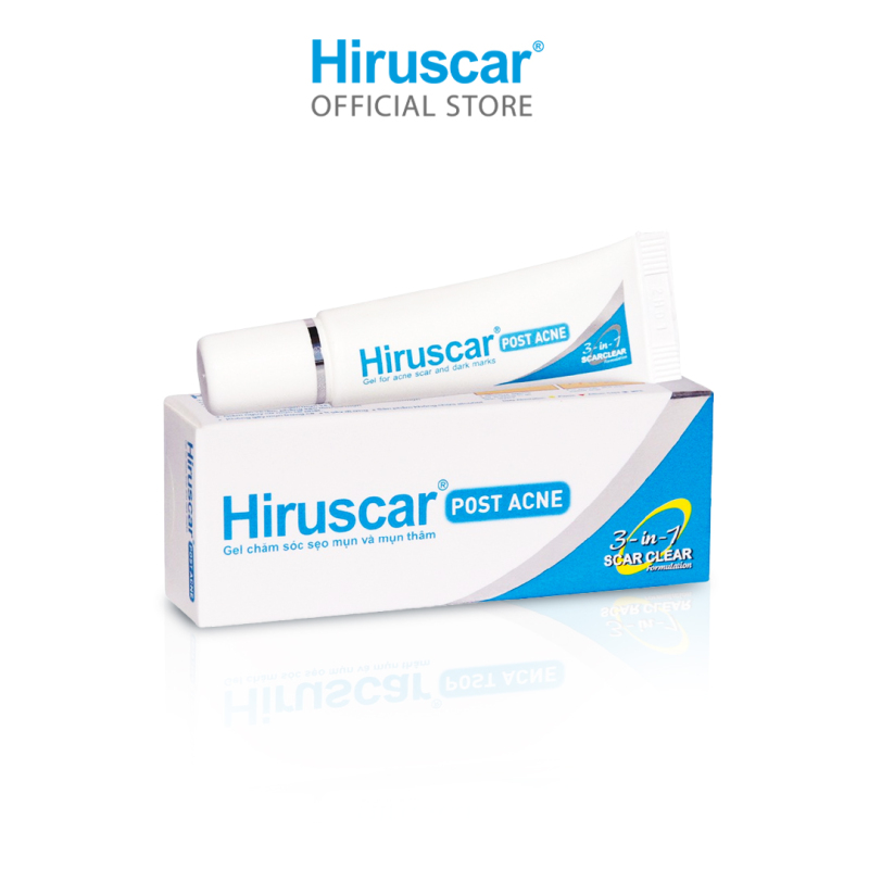 Gel chăm sóc sẹo mụn và mụn thâm Hiruscar Post Acne 5g