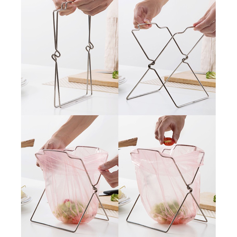 KỆ ĐỰNG RÁC XẾP GỌN THÔNG MINH