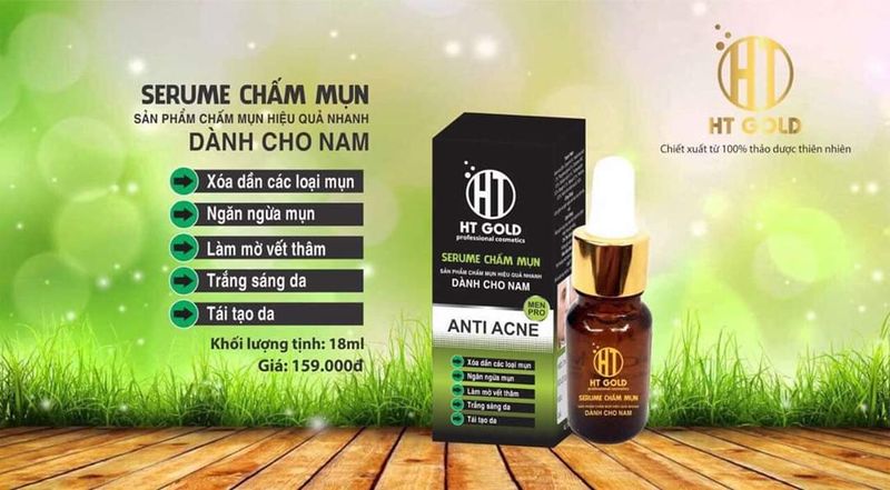 [HCM]Serum Chấm Mụn Dành Cho Nam HT GOLD