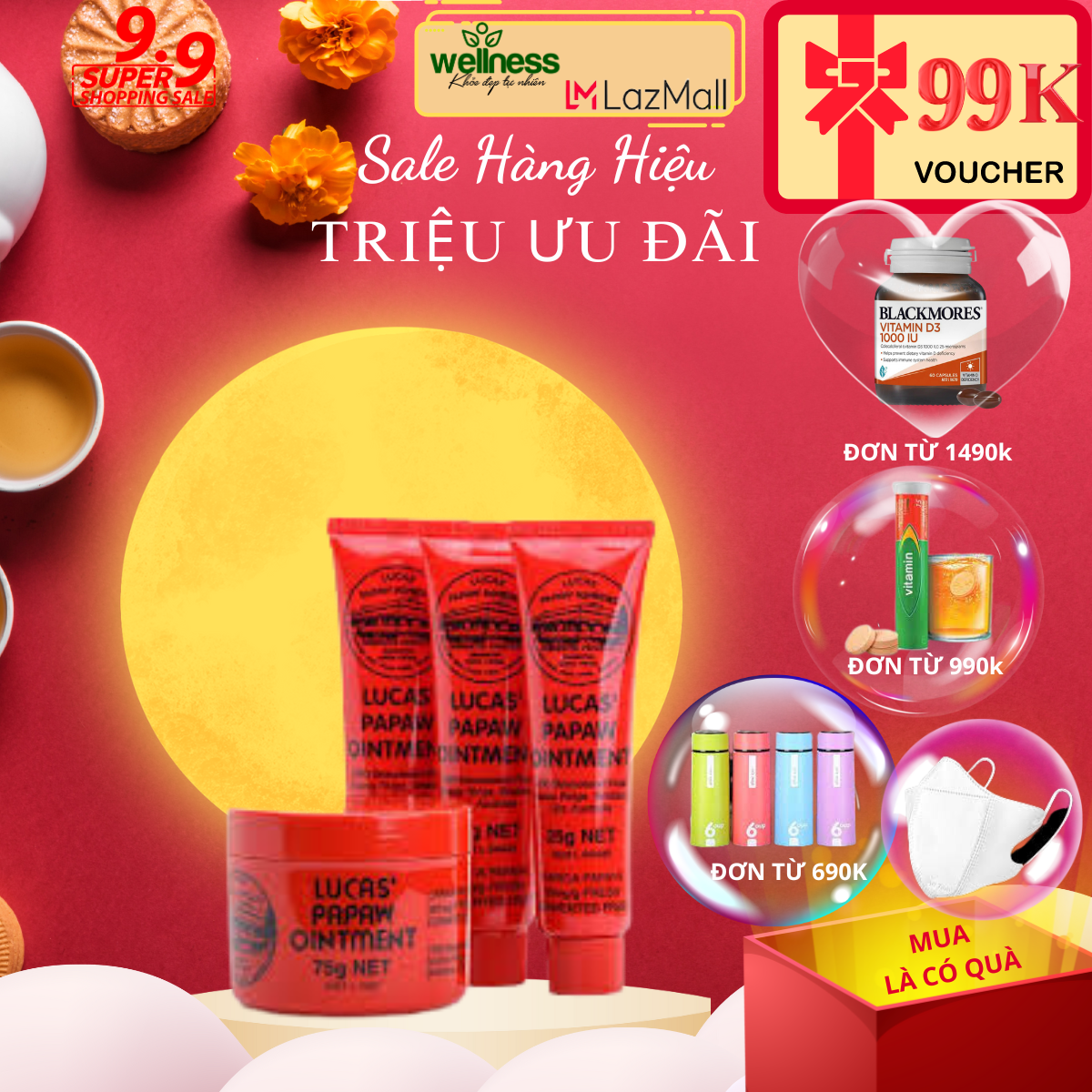 Kem đa năng lucas papaw Ointment Úc