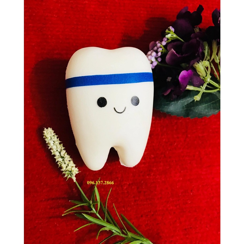 tkdc Squishy Mô Phỏng Hình Chiếc Răng dễ thương