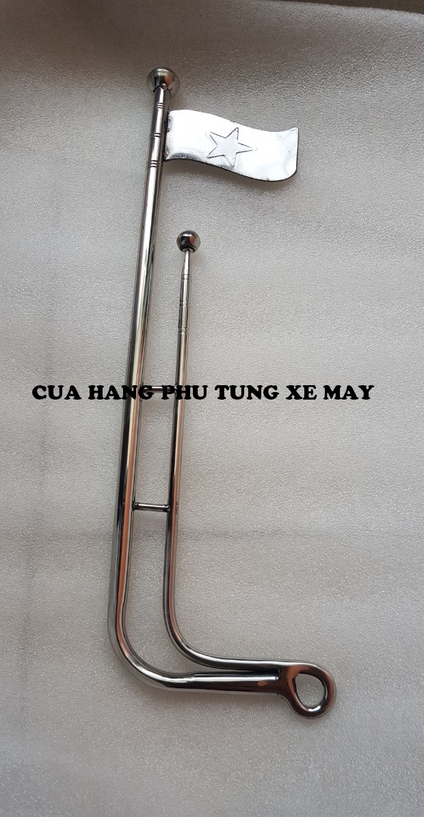 Cột cờ inox gắn trang trí các loại xe - phụ tùng xe máy