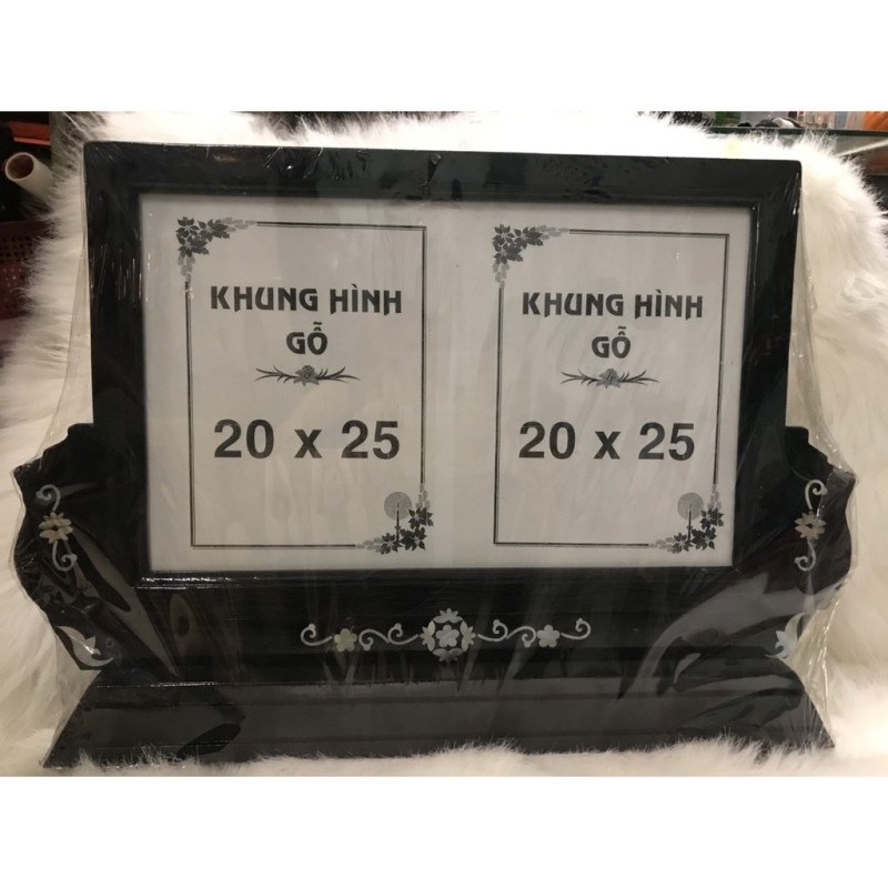 Khung hình thờ đôi có chân