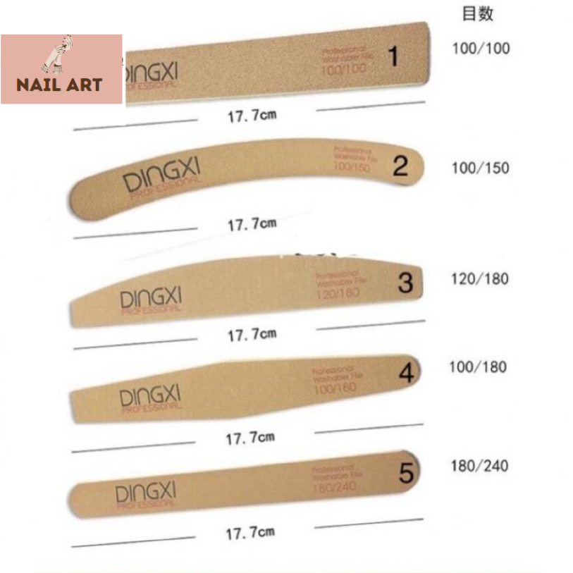 [Sỉ] Dũa Móng Tay Dingxi chuyên dũa form móng, dũa form móng siêu bén DINGXI, Chuyên dụng cho dân làm móng, phụ kiện nail