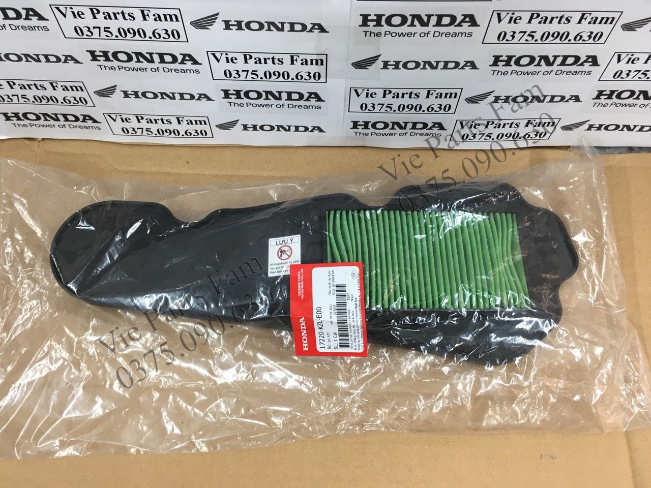 Lọc Gió Vision 2012, Vision 2013 (Vision đời đầu), hàng din Honda mới 100%