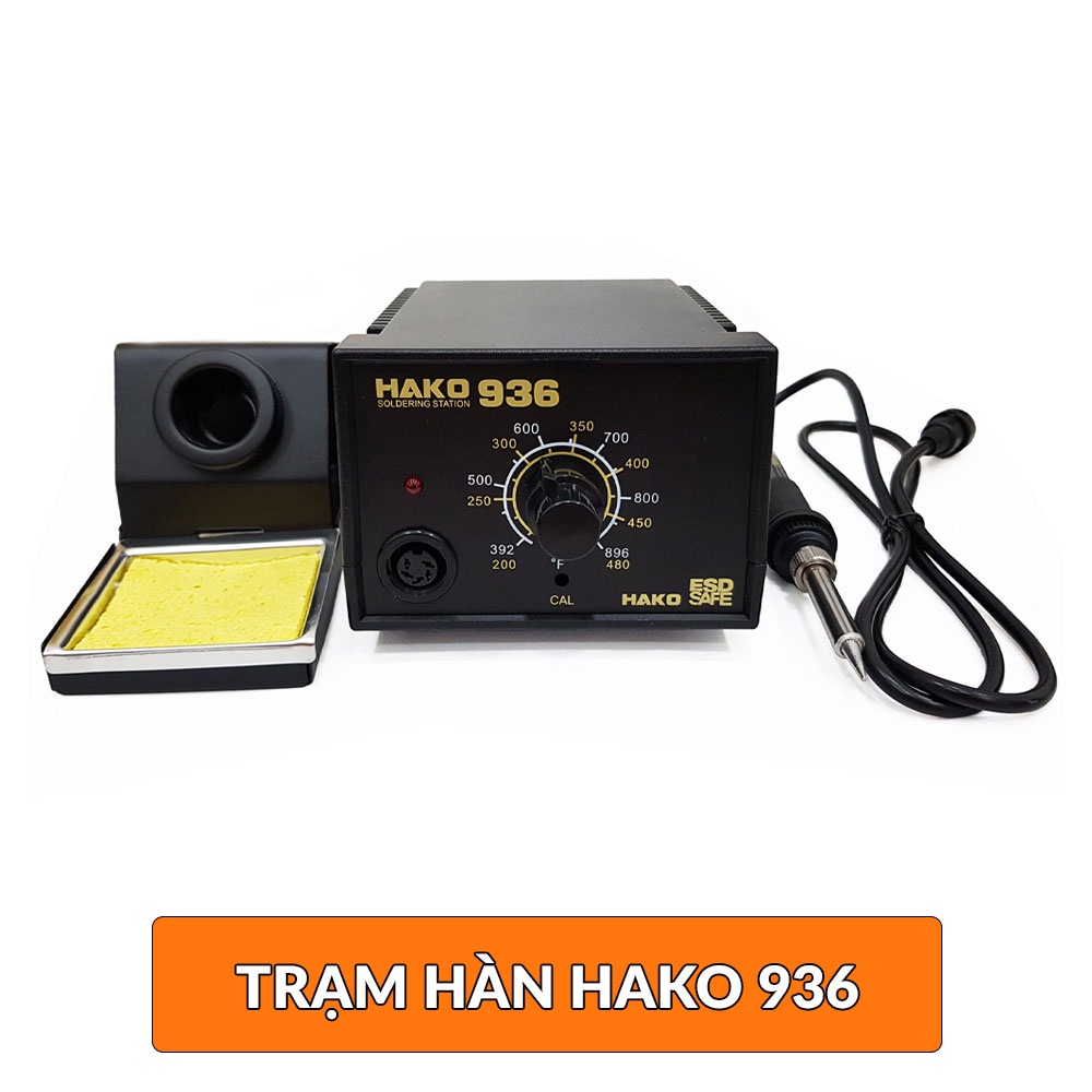 Combo trạm hàn hako 936 điều chỉnh nhiệt độ kèm phụ kiện