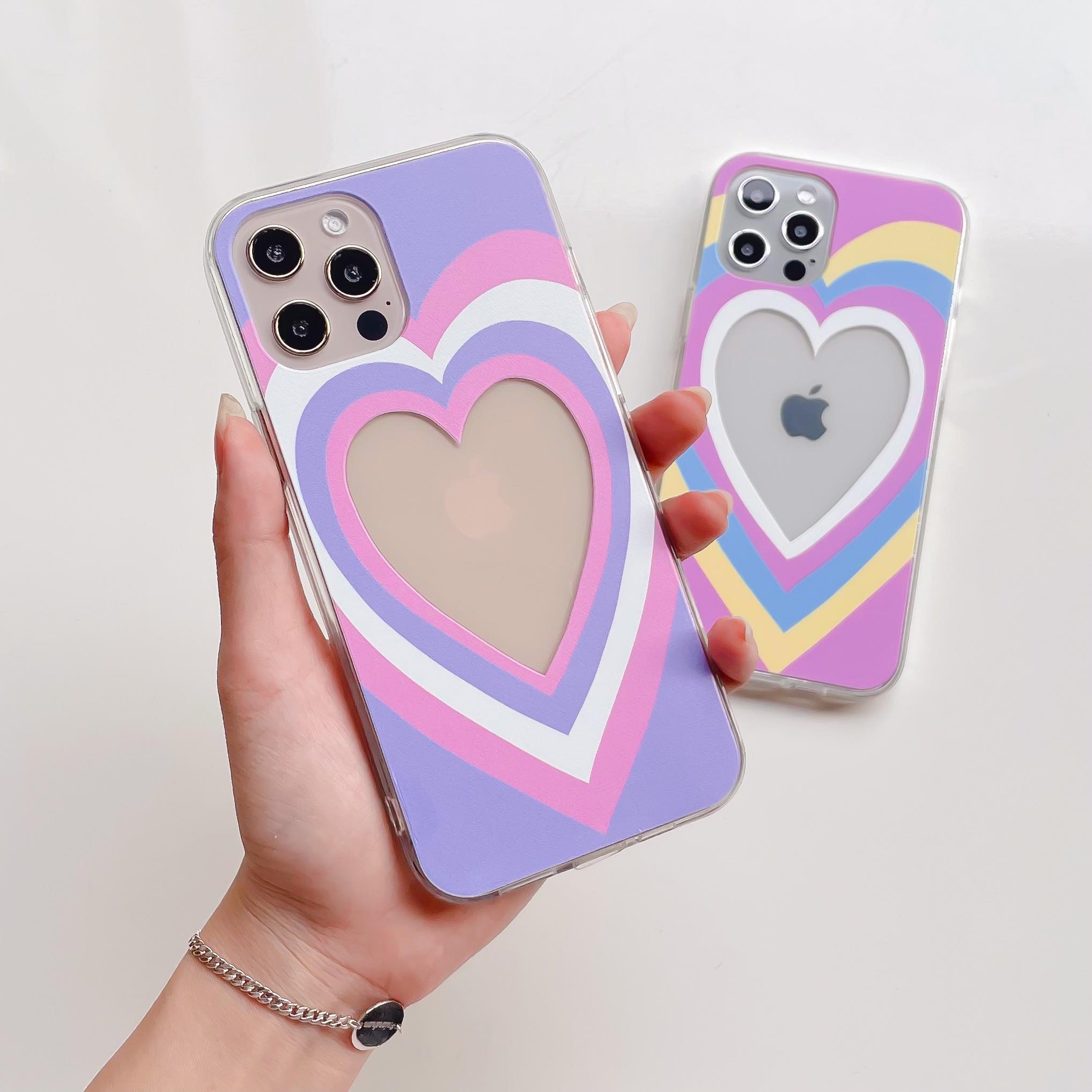 Ốp iphone full viền lồng ảnh màu sắc