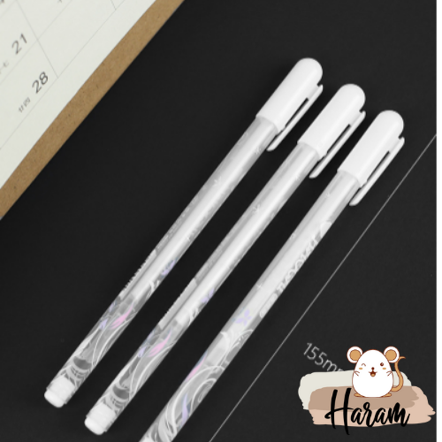 Bút line trắng ngòi 0.8mm trang trí