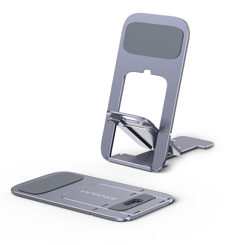 KUULAA Giá Đỡ Metal Cellphone Holder Foldable Adjustable Mobile Phone Holder Mobile Phone Stand Desk for iPhone 13 Pro Max Samsung Xiaomi Huawei