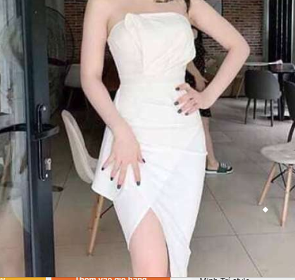 Đầm nữ cúp ngực có mút xẻ đùi cực hot