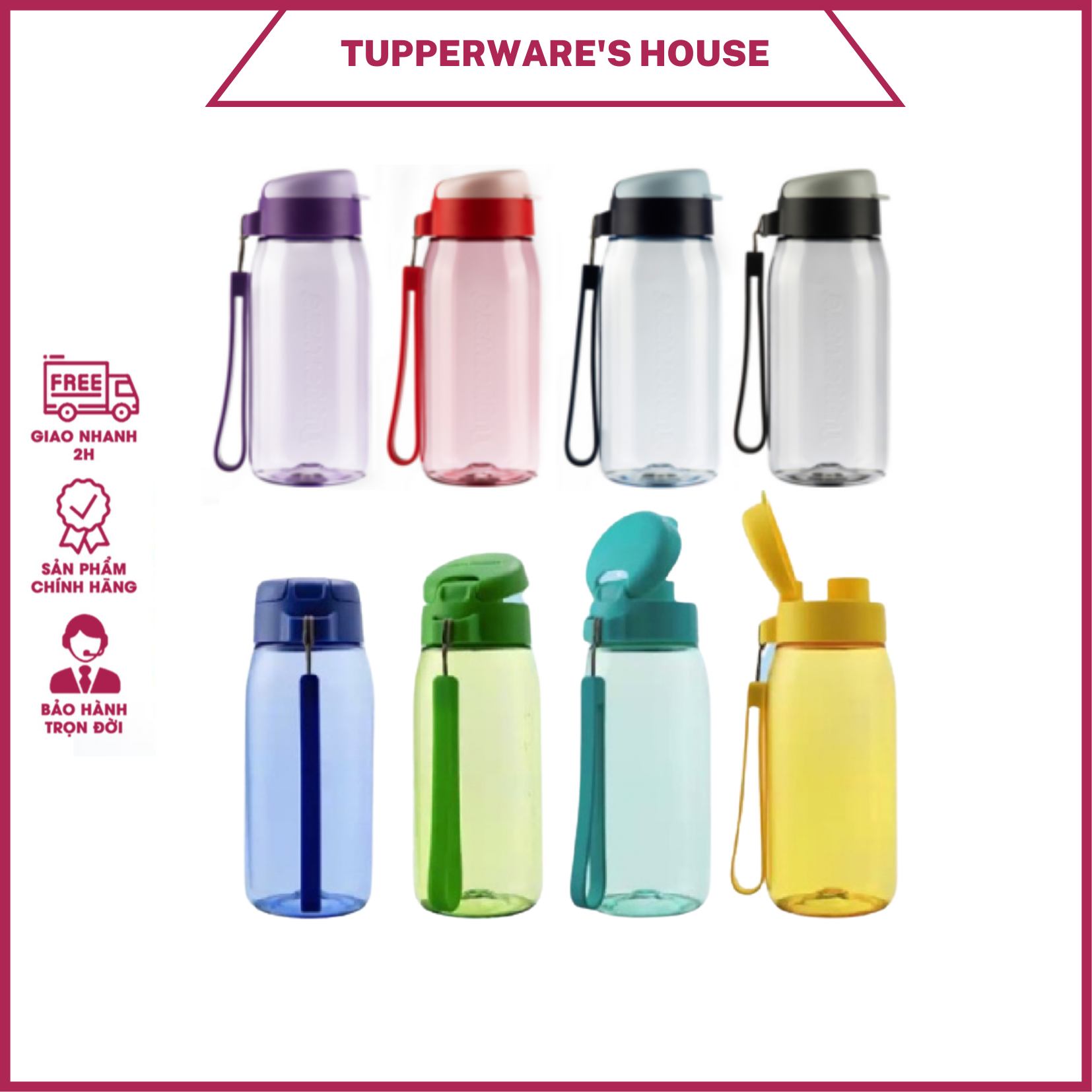 Bình nước Tupperware Lohas Flask 550ml