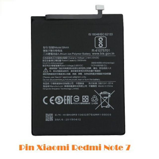 Pin xiaomi bn4a bảo hành đổi mới