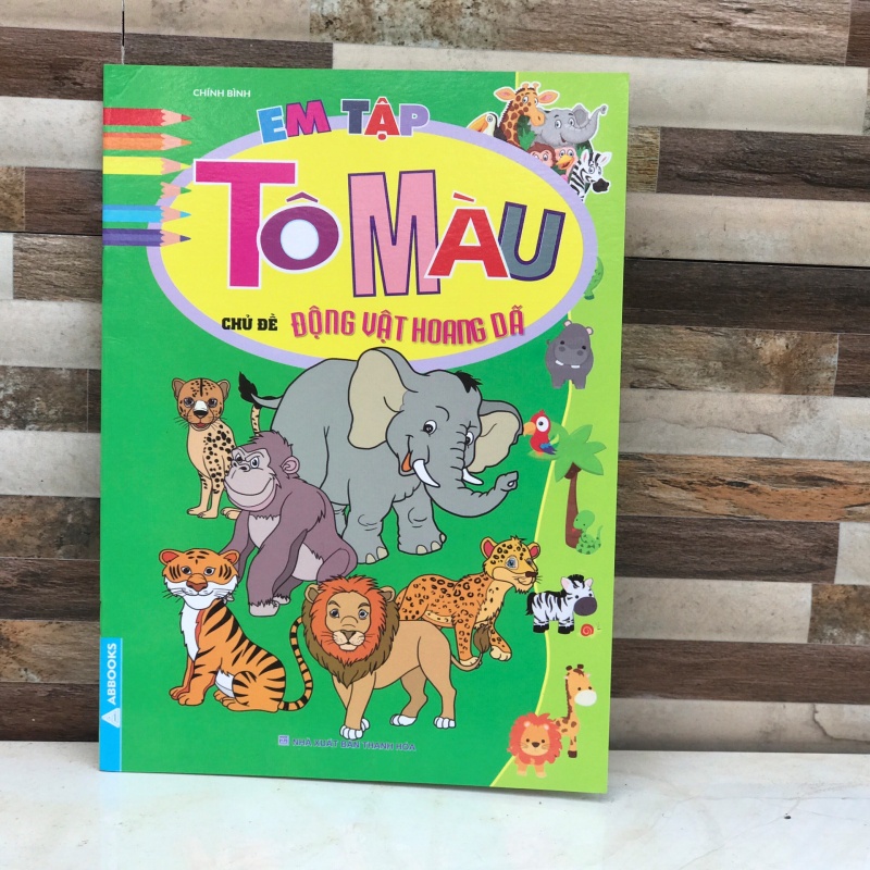{Kho sỉ HCM} EM TẬP TÔ MÀU THEO CÁC CHỦ ĐỀ [ VPP Trí Nhân ]