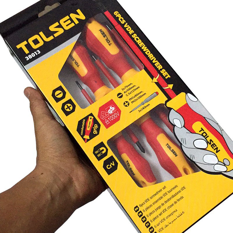 38013 vít bộ cách điện 6 cây tolsen