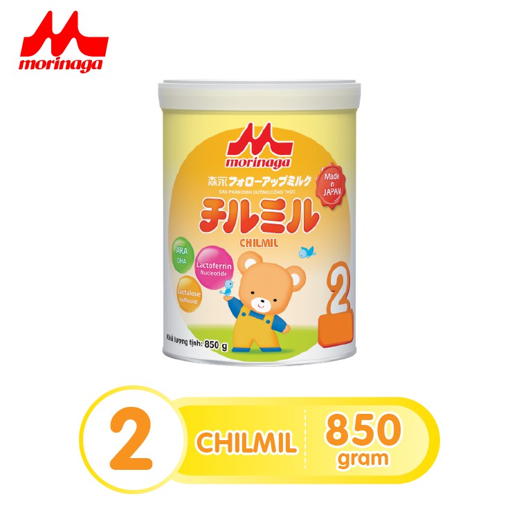 Sữa bột Morinaga Nhật Bản Số 2 (Chilmil) 850g