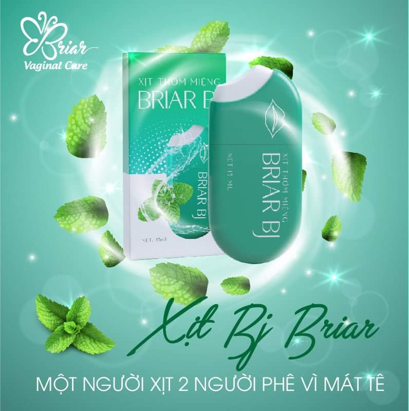 [HCM][HÀNG CHÍNH HÃNG] Xịt thơm miệng Briar BJ - Xịt BUsCU Vét Máng