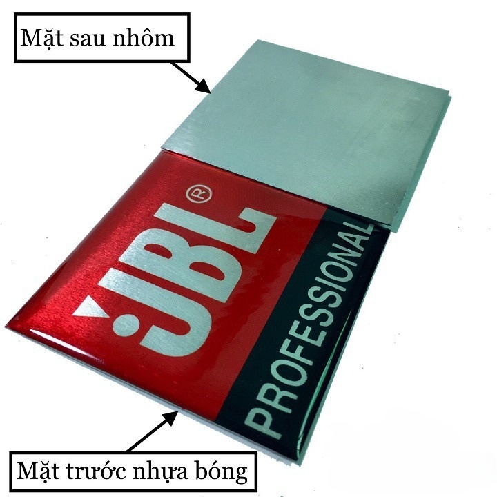 Logo Loa JBL Professional 6x6cm Dán Loa ( giá 1 đôi )