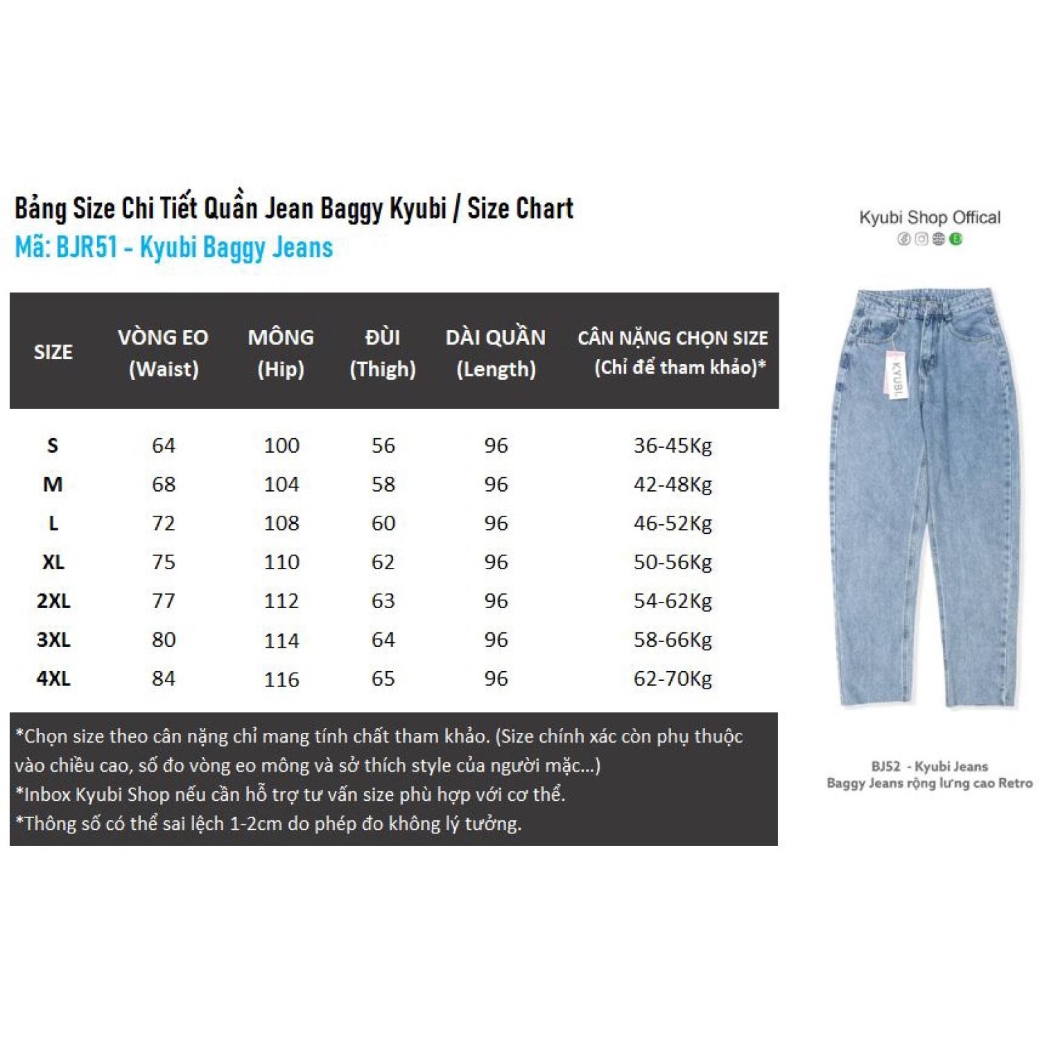 Quần jean baggy nữ ulzzangi Basic Simple