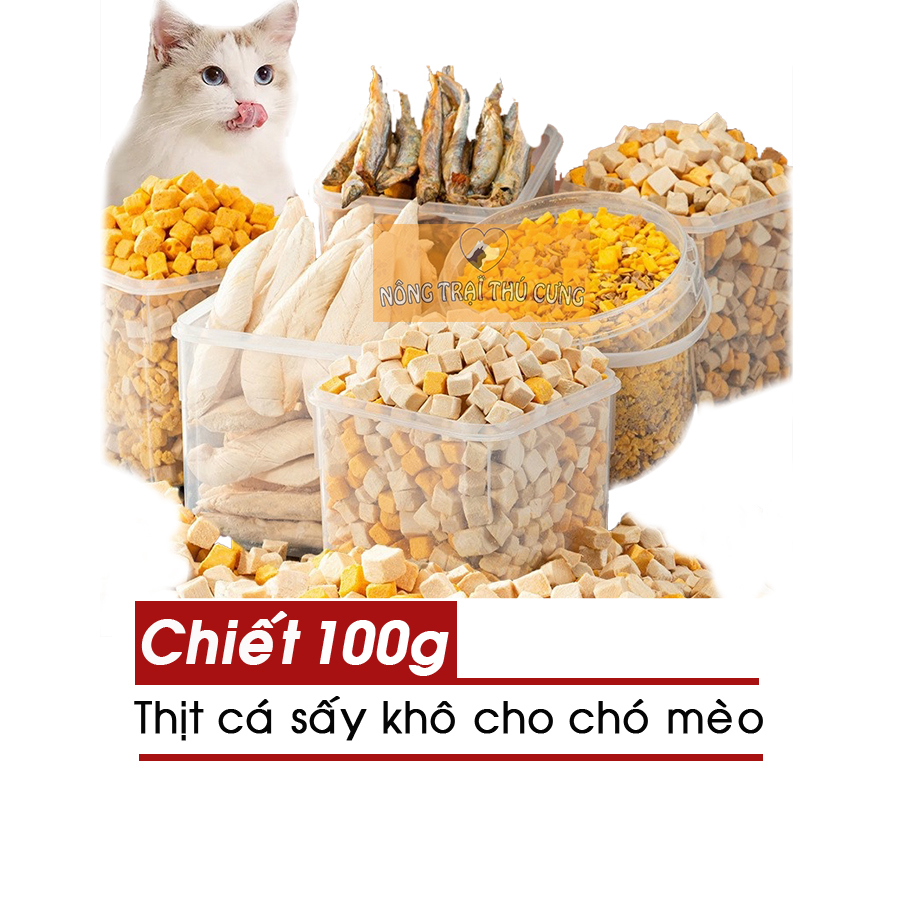Dried Fish Meat for Dogs and Cats 100g - [Pet Farm]