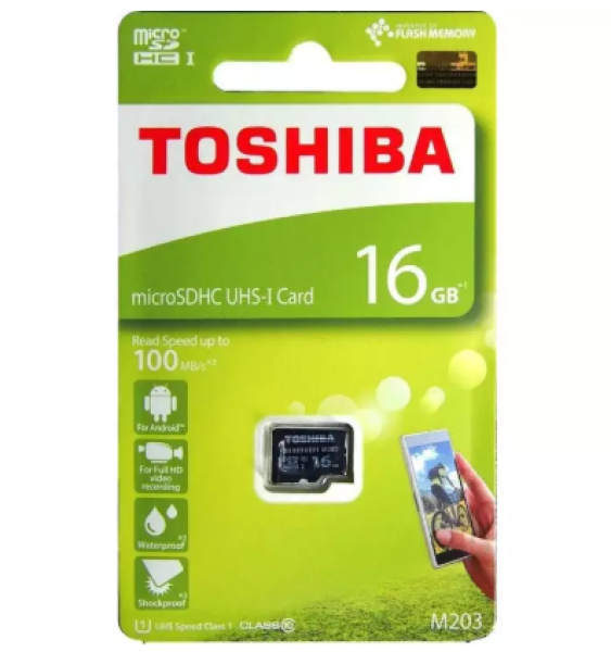 Thẻ nhớ MicroSD 16GB/32GB TOSHIBA Box Class10 90MB/s