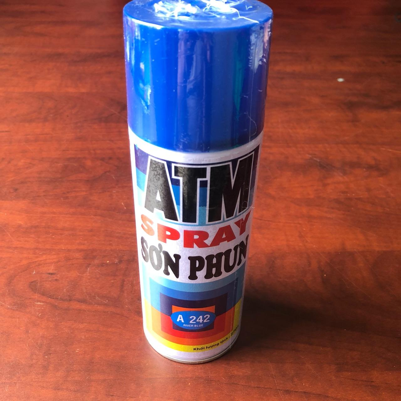 Bình sơn phun xịt ATM A242 400ml (Xanh nước biển).