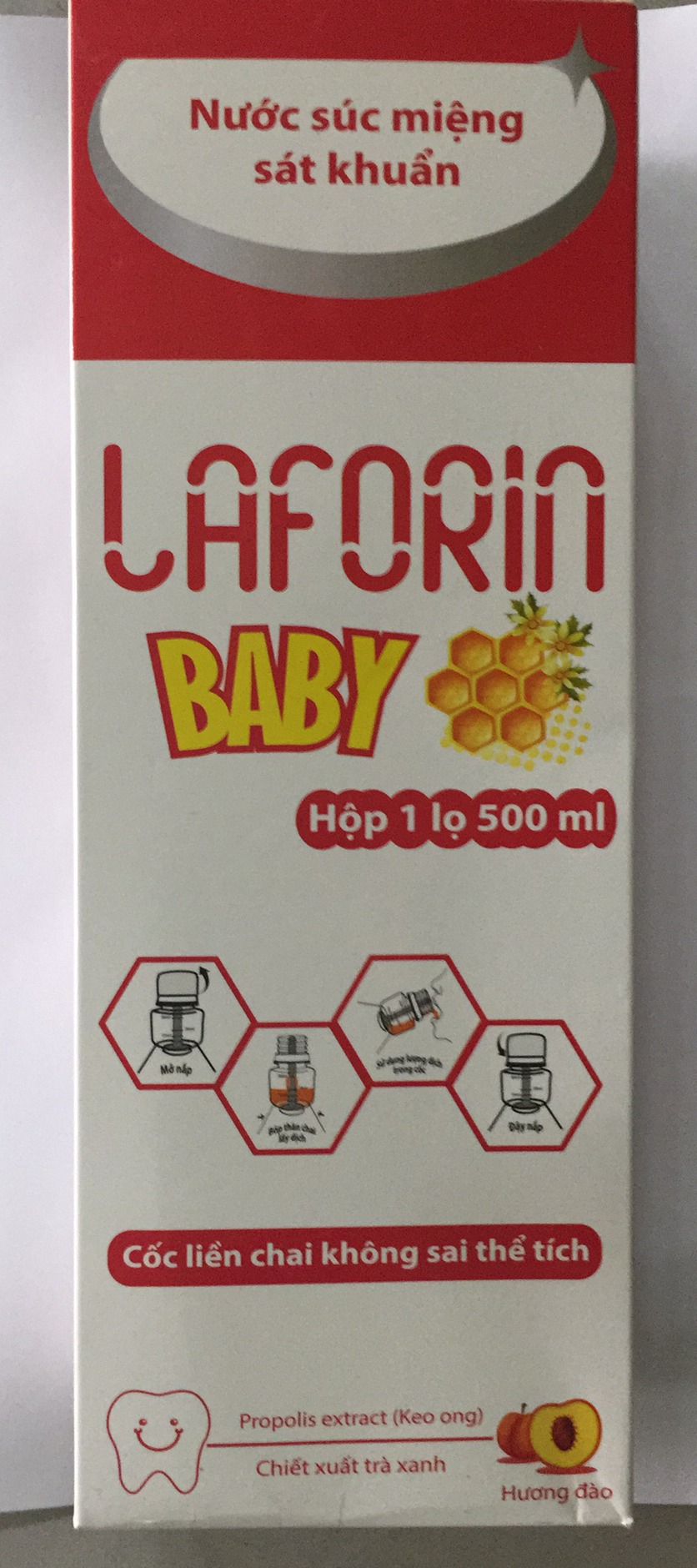 [HCM]Nước súc miệng sát khuẩn Laforin BABY
