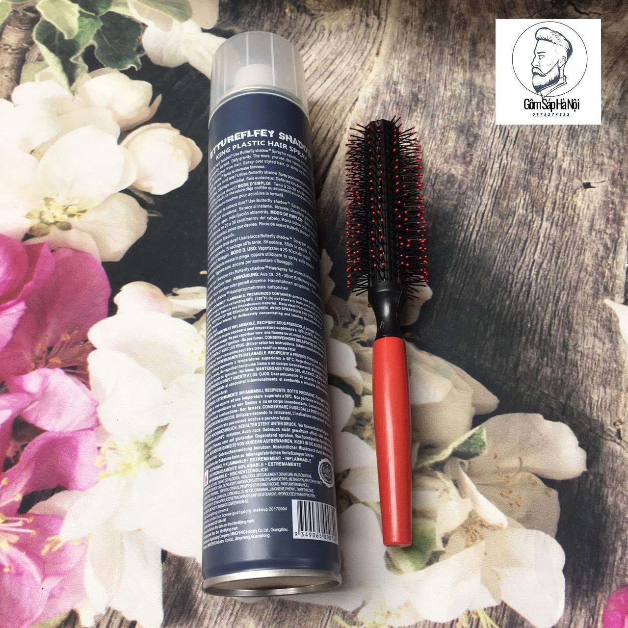 Gôm Xịt Tóc Butterfly Shadow  Xanh 420ml Giữ Nếp Tốt