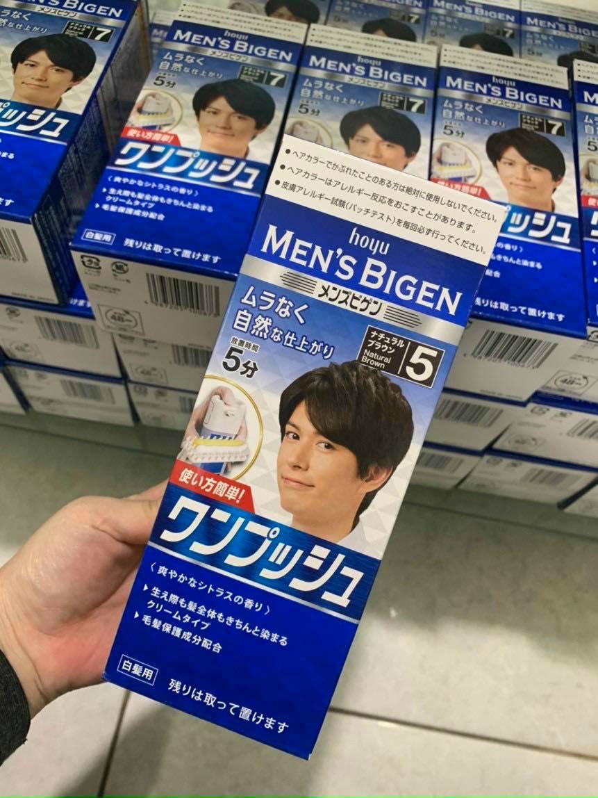 Nhuộm tóc phủ bạc Men's Bigen 40gx2 - Nhật Bản