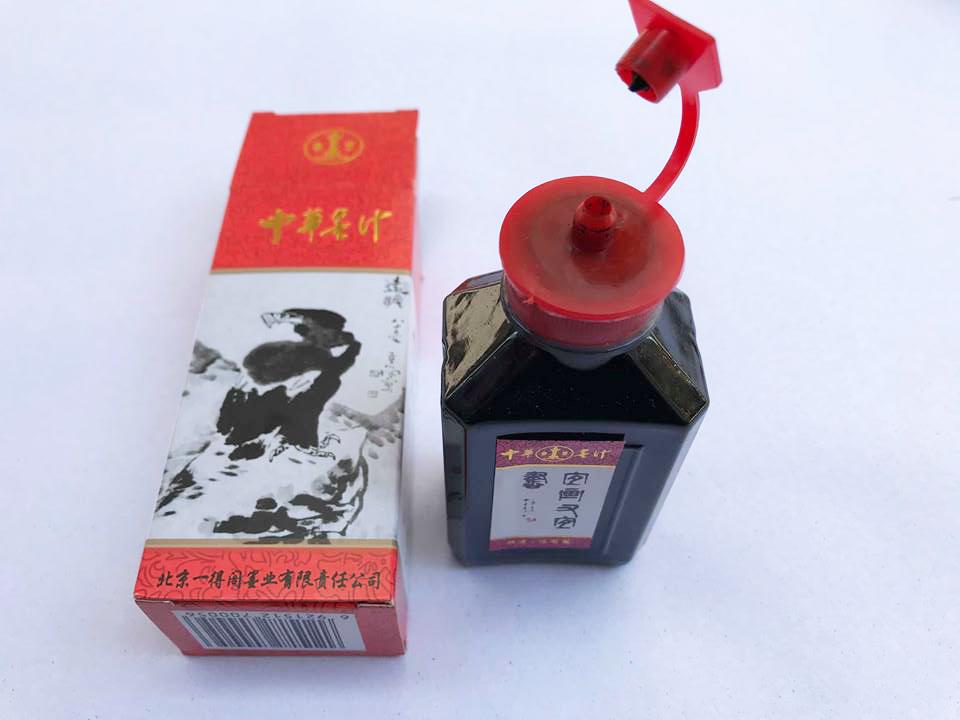 Mực tàu THƯ PHÁP  màu đen