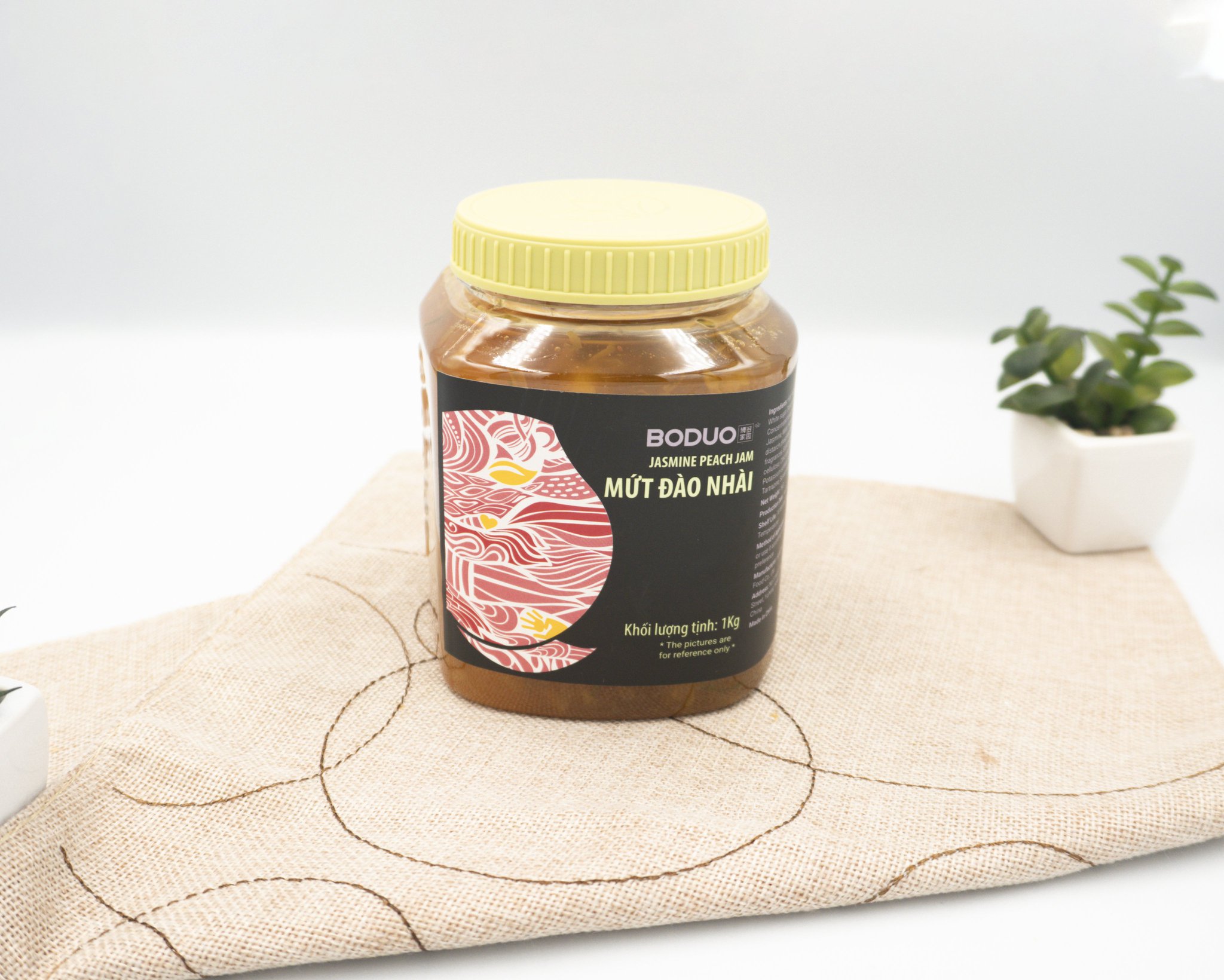 Mứt Boduo Đào Nhài hộp 1kg