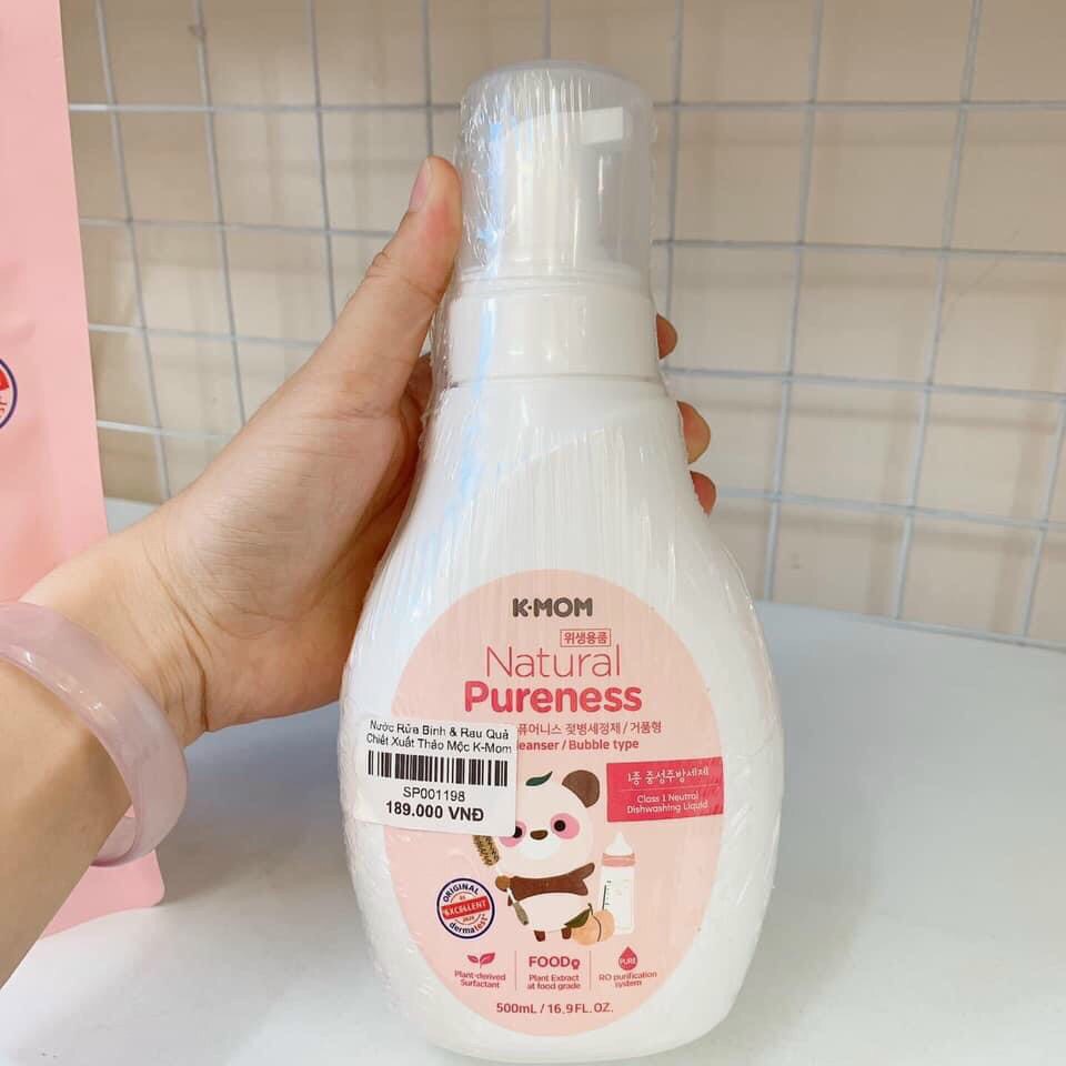 NƯỚC RỬA BÌNH & RAU QUẢ HỮU CƠ K-MOM HÀN QUỐC