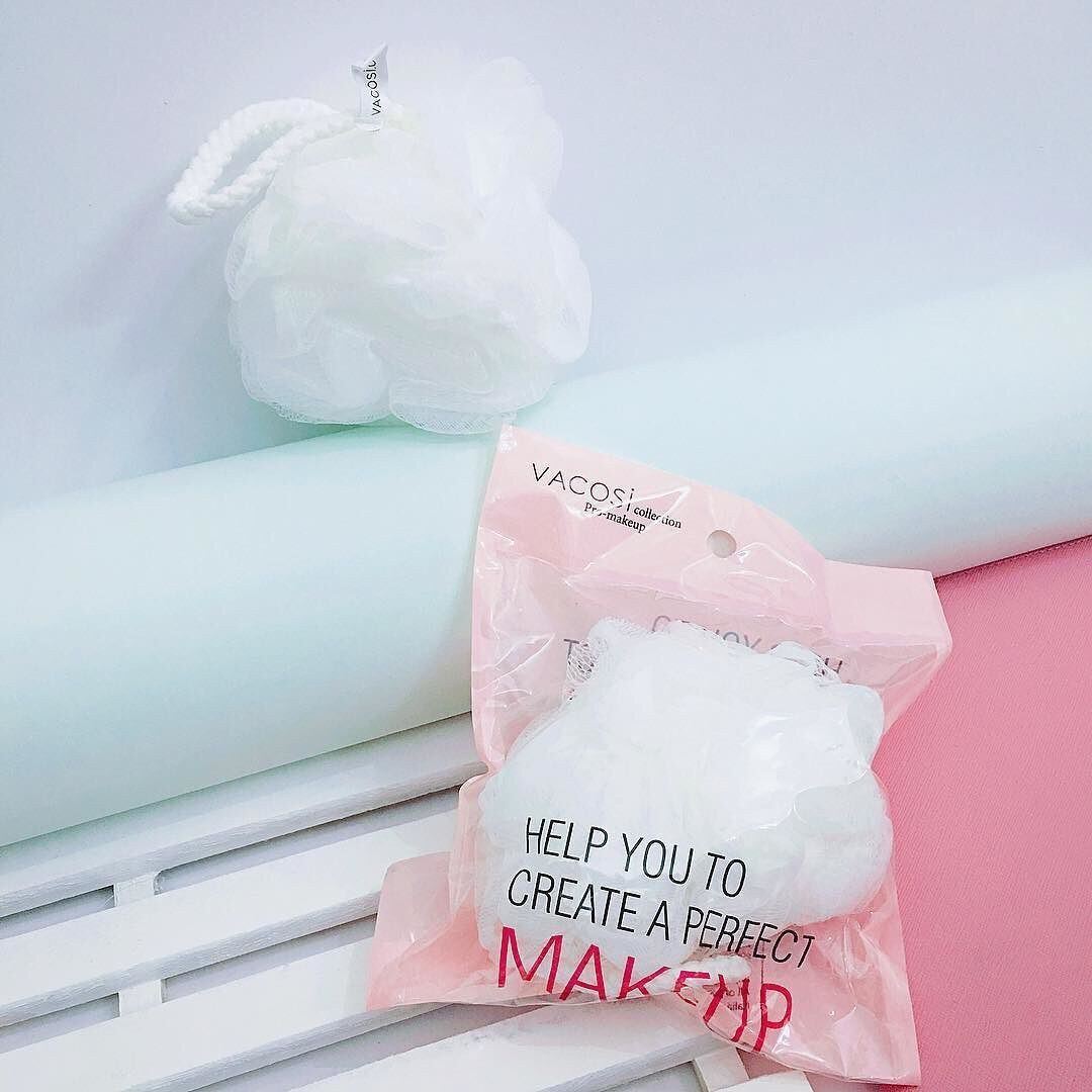 [HCM]Bông tắm massage VACOSI - PLASTIC BATH SPONGE