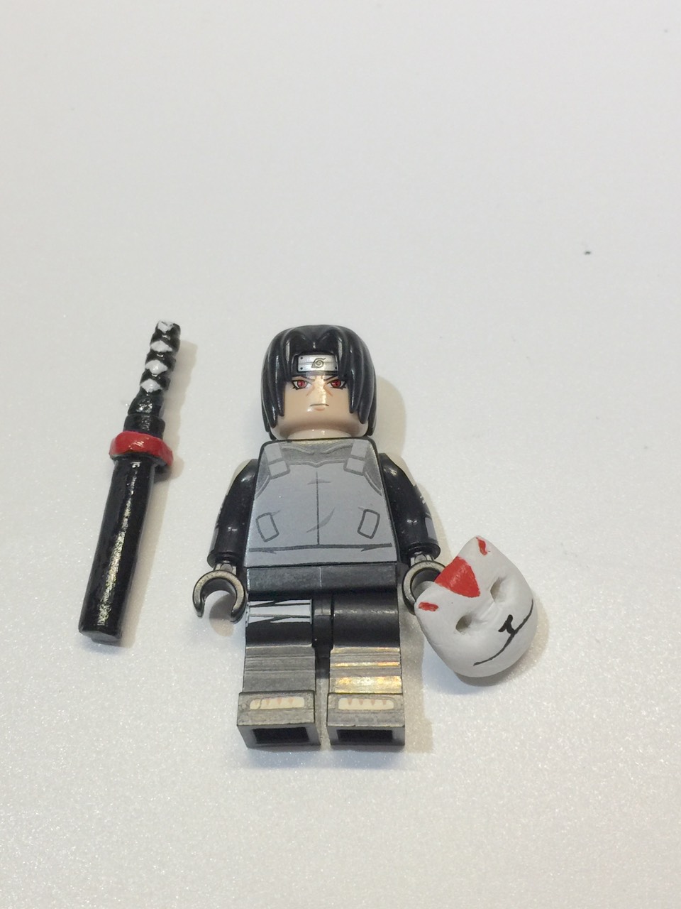 Minifigure ITACHI UCHIHA (Anbu) kèm phụ kiện mặt nạ và kiếm, vỏ kiếm (Nhân vật trong Naruto Anime)
